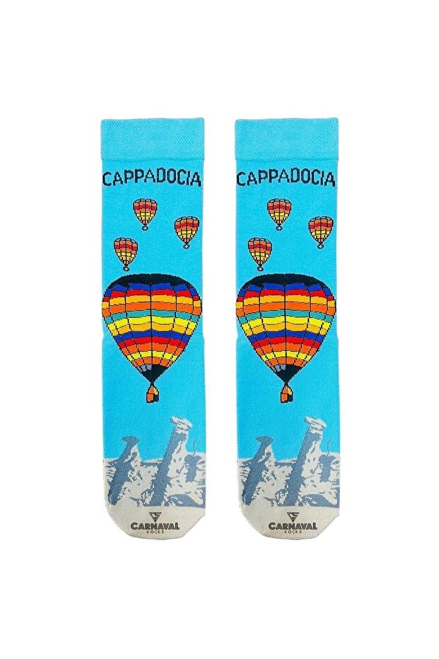 Colorful Cappadocia Patterned Socks - 1