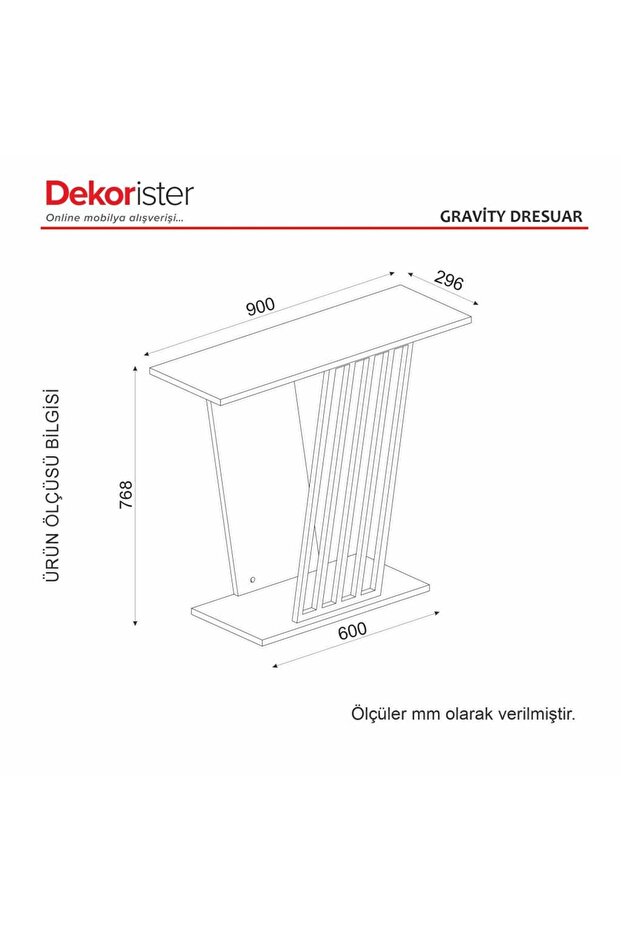 Gravity Siyah Mermer Desenli Gold Metal Dresuar - Modern Antre/Hol Konsolu - 9