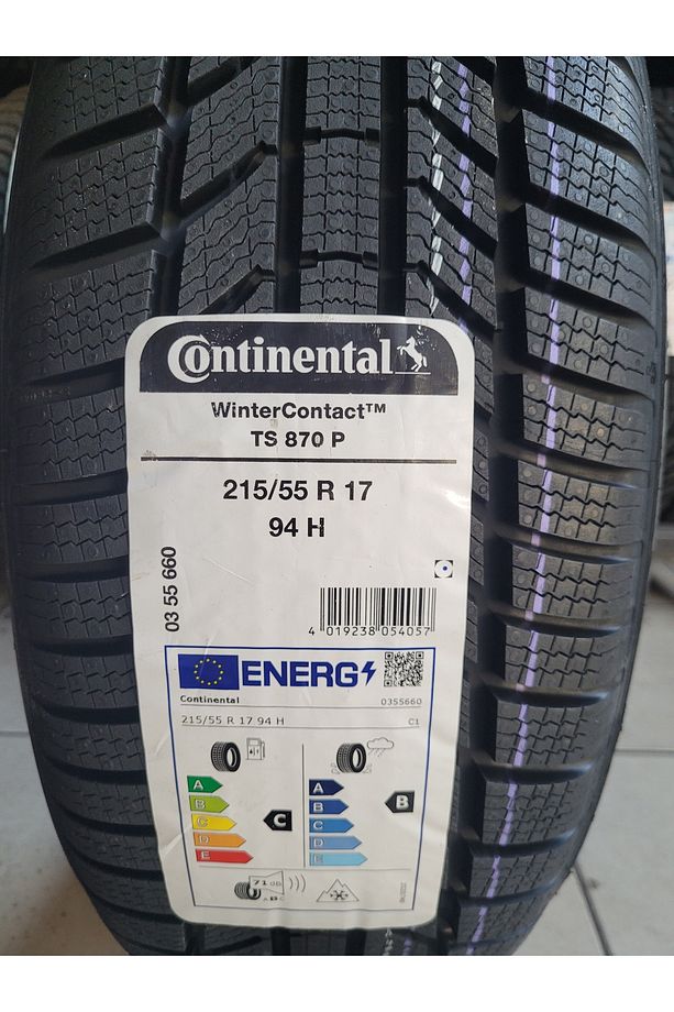 215/55R17 Winter Contact TS870P 94H Set Olarak (4 ADET) 2024 Üretim* - 1