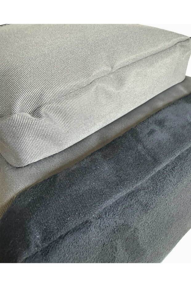 Panther Cross Patterned Backpack - 8