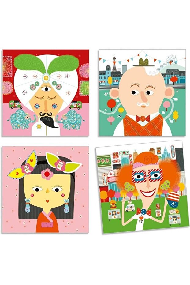 Yapıştırma Kartları - All Different - 2