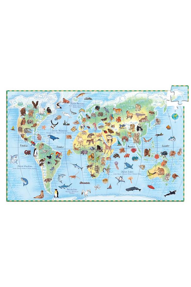 Klasik Puzzle 100 Parça - World's Animals - 2