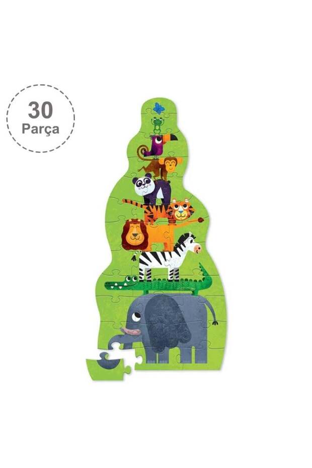 Dev Kule Puzzle - 30 Parça - Orman - 1