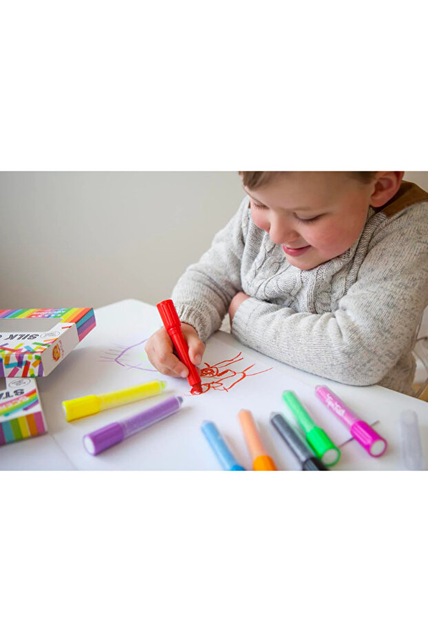 قبيلة 8 قطع أقلام تلوين باستيل - 7