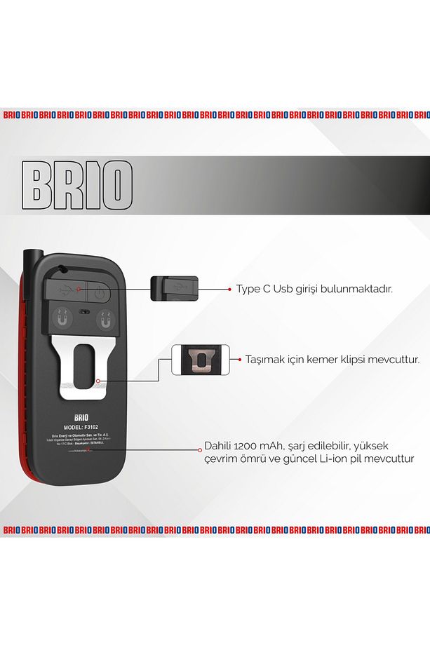 Usb Şarjlı, Esnek, Eller Serbest, Mıknatıslı, Kamp, Tamirci Led Lambası 300 L - 5
