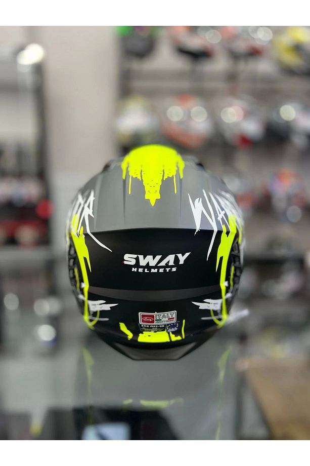 X1-X SEUL WARRİOR YELLOW KASK motozilla - 5