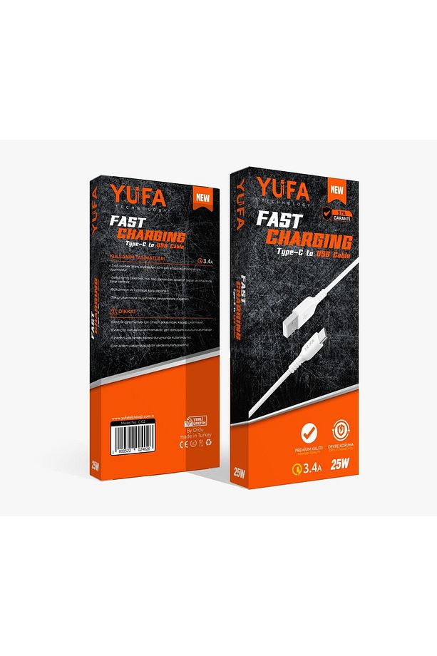 3.4 TYPE-C HIZLI ŞARJ VE DATA KABLOSU - 1