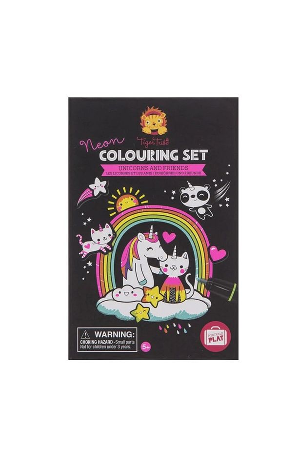 Tribe Neon Boyama Seti - Unicorns And Friends - 2
