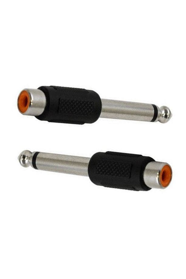6,3 Mm Mono Erkek To Rca Dişi Çivi Jak Gitar Jakı - 3