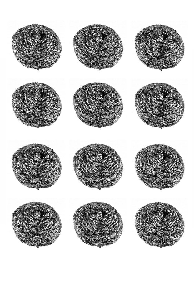 12 Pieces Stainless Dish Wire Industrial Size 10 gr