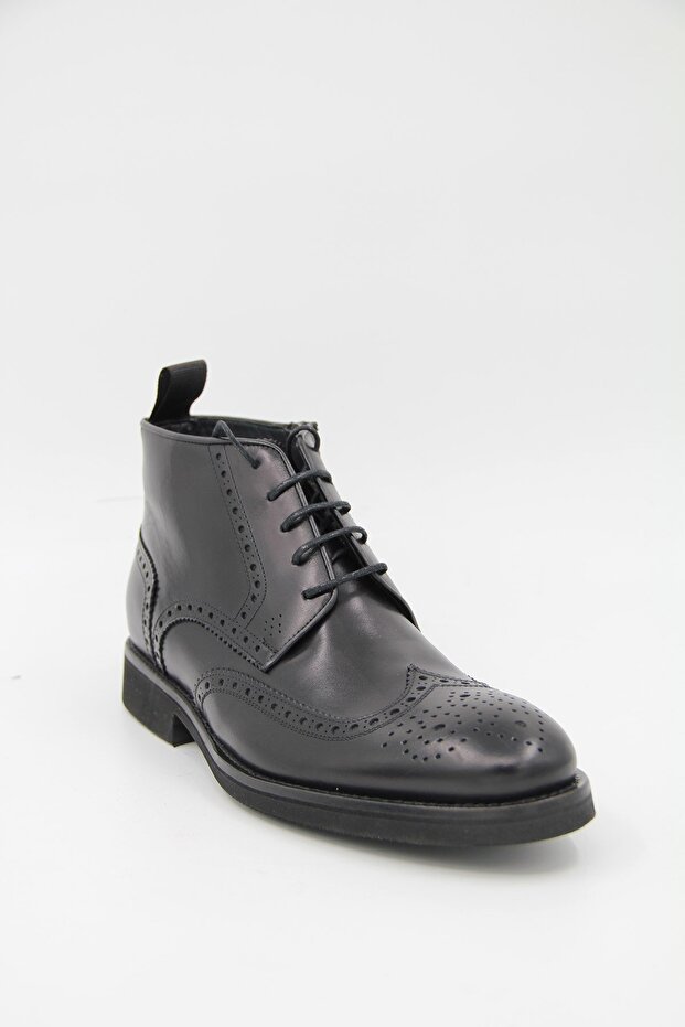 00671 Erkek Klasik Bot - Siyah - 2