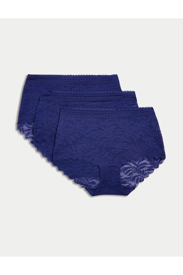 3'lü Flexifit™ Yüksek Bel Short Külot Seti - 5