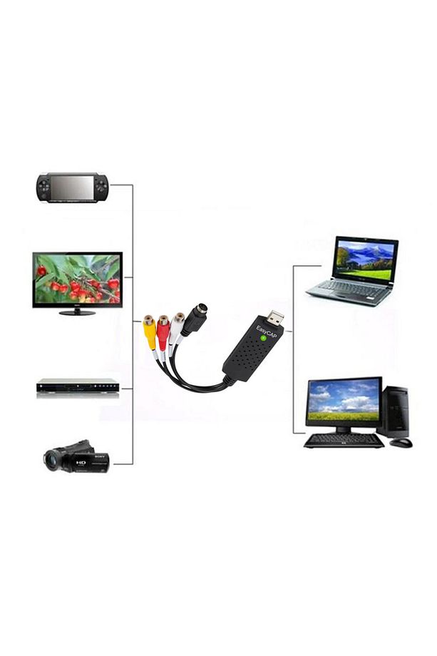 Usb 2.0 Easycap Capture Kart Audio-video Capture Kart - 5