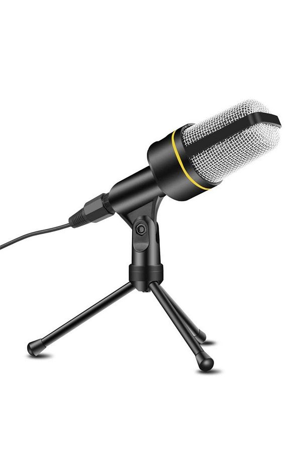 Masa Üstü Mikrofon 3.5 Mm Stereo Multimedia Mikrofon Tripodlu - 1