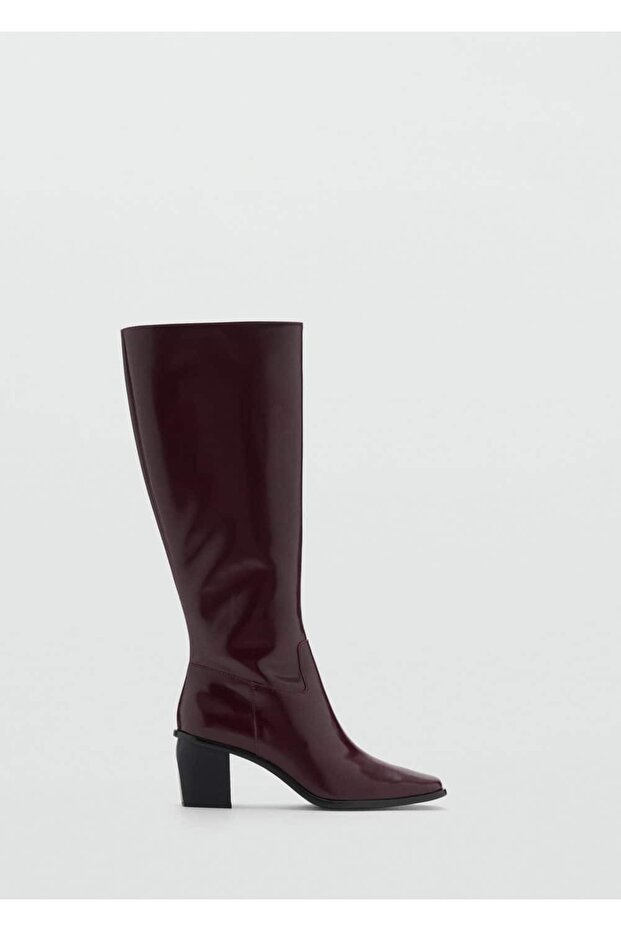 Bőr csizma cipzárral - 3