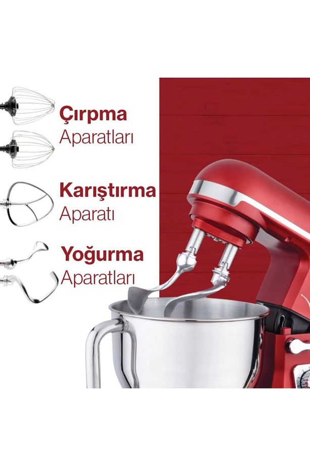 Mutfak Şefi Kırmızı Robot Evrekala - 3