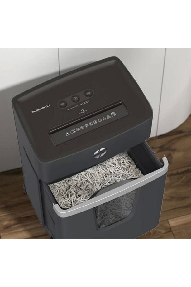 Pro Shredder 15cc Evrak Imha Makinesi / Kağıt Kırpma Makinesi - Çapraz/parçacık Kesim-4x35mm-20lt - 1