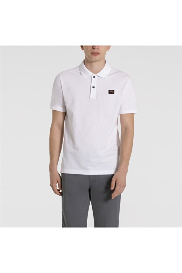 Men's Knitted Polo Shirt C.wCotton