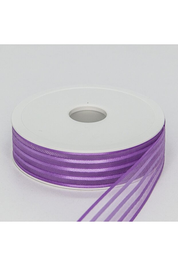 3 Striped Chiffon Ribbon 3cm 20 Meters