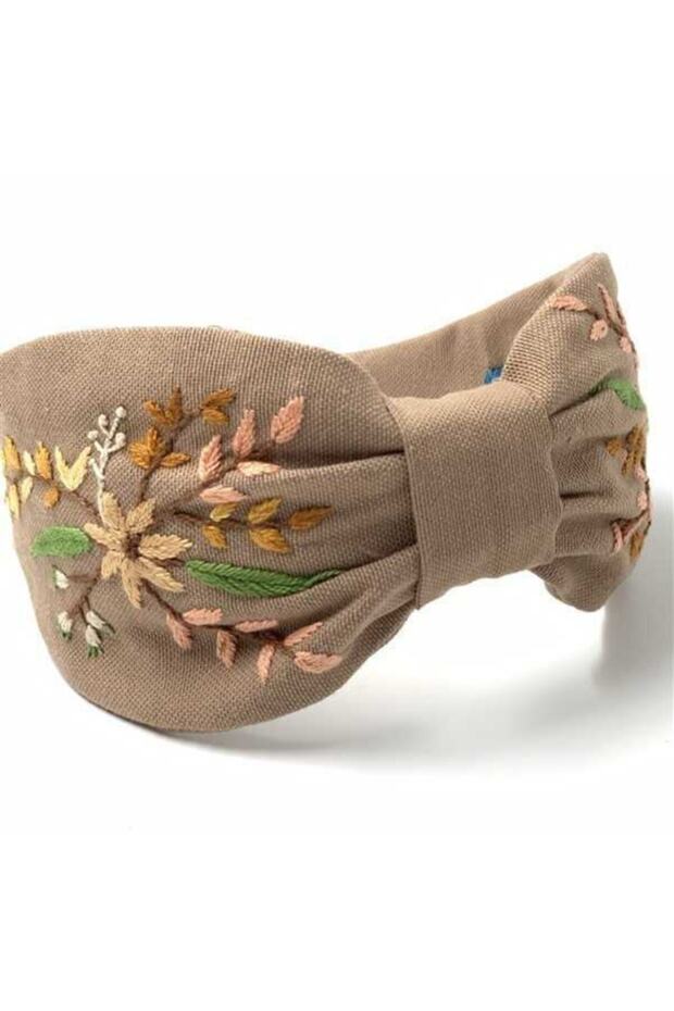 Autumn Embroidered Milk Bowl Brown Crown - Zelice