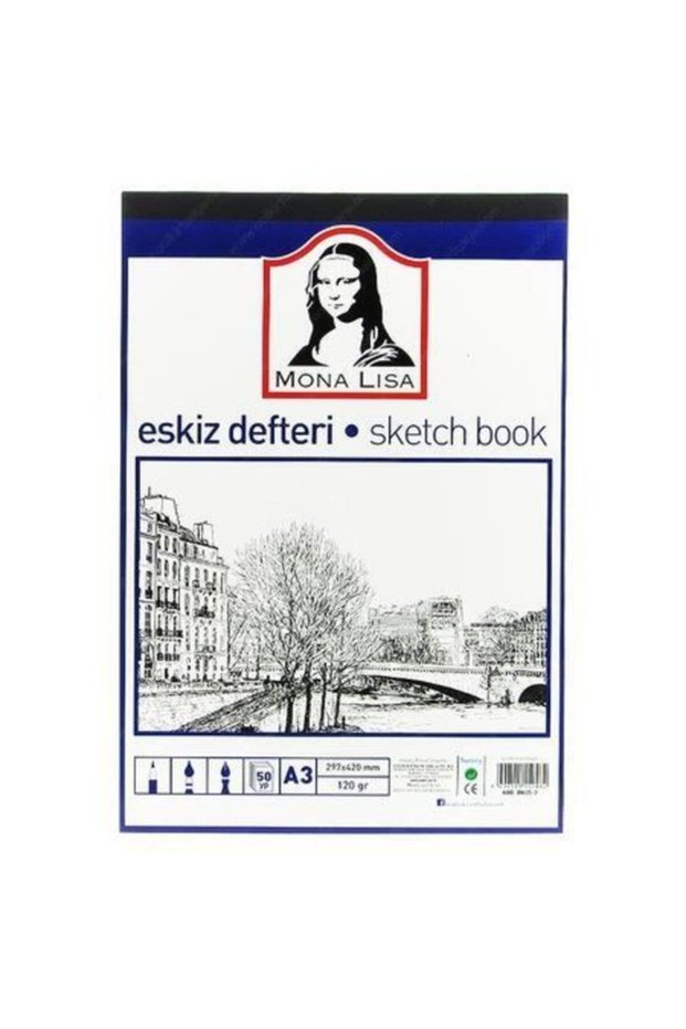 Monalisa A3 Sketchbook 50 Sheets