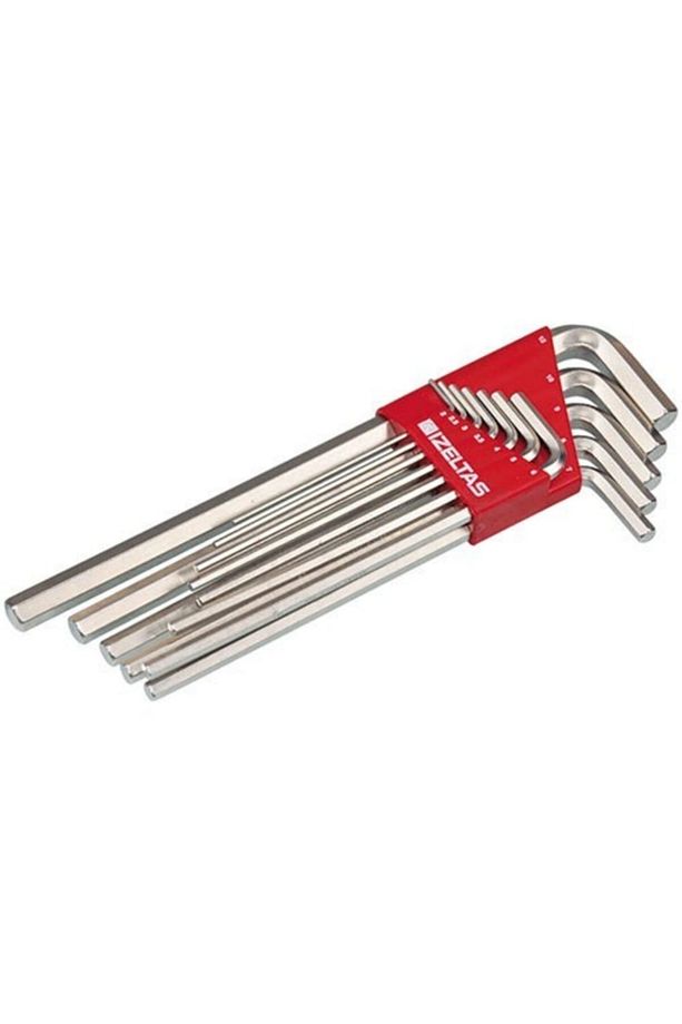 4903 - 12 Li Allen (alyan) Anahtar Takımı Uzun 6 Köşe - 1