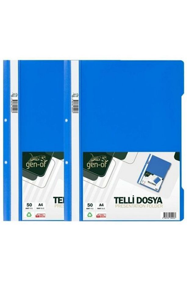 Mavi Telli Dosya A4 100 Lü - 1