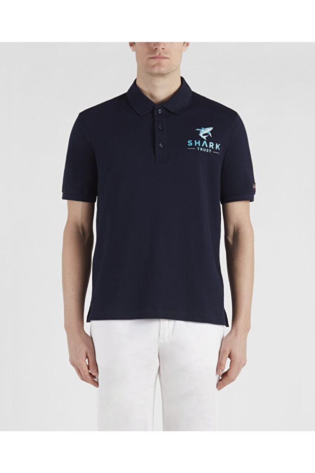 Men's Knitted Polo Shirt C.wCotton