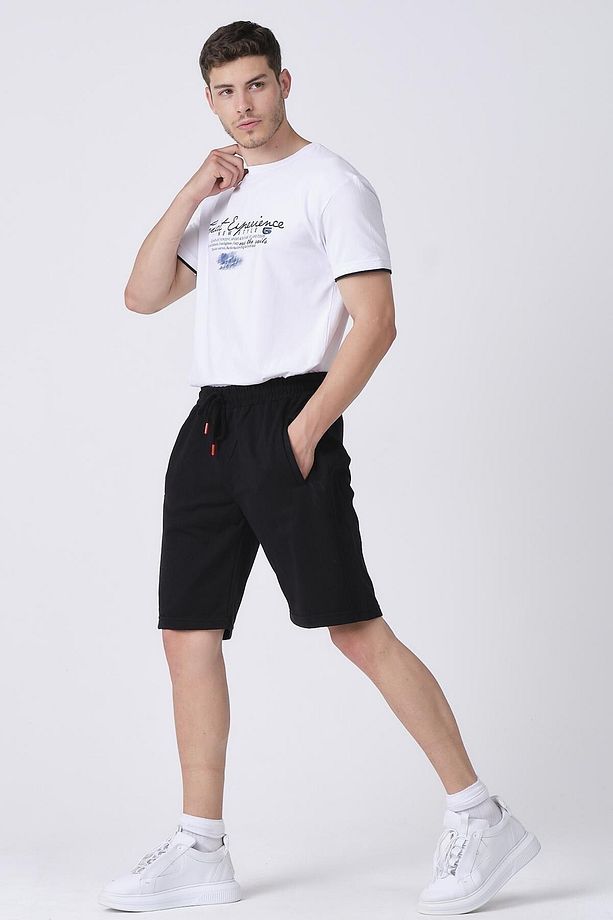 Erkek Orijinal Bermuda Regular Fit Şort Siyah - 3