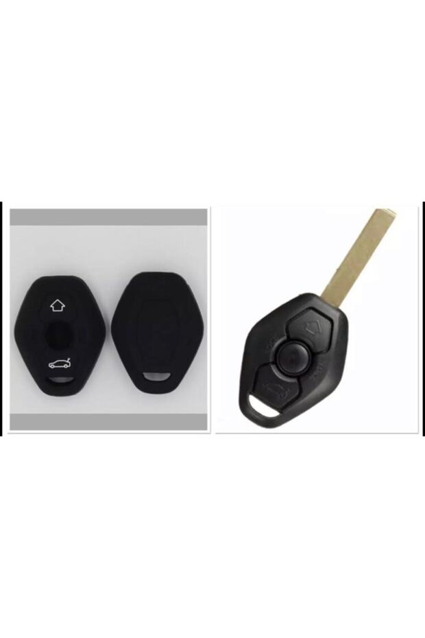 Bmw X3 X5 E38 E39 E46 E83 M5 325i Silicone Key Protection Case Black Color
