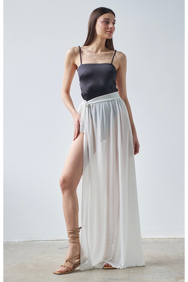 Long Belted Pareo - Gathered Design