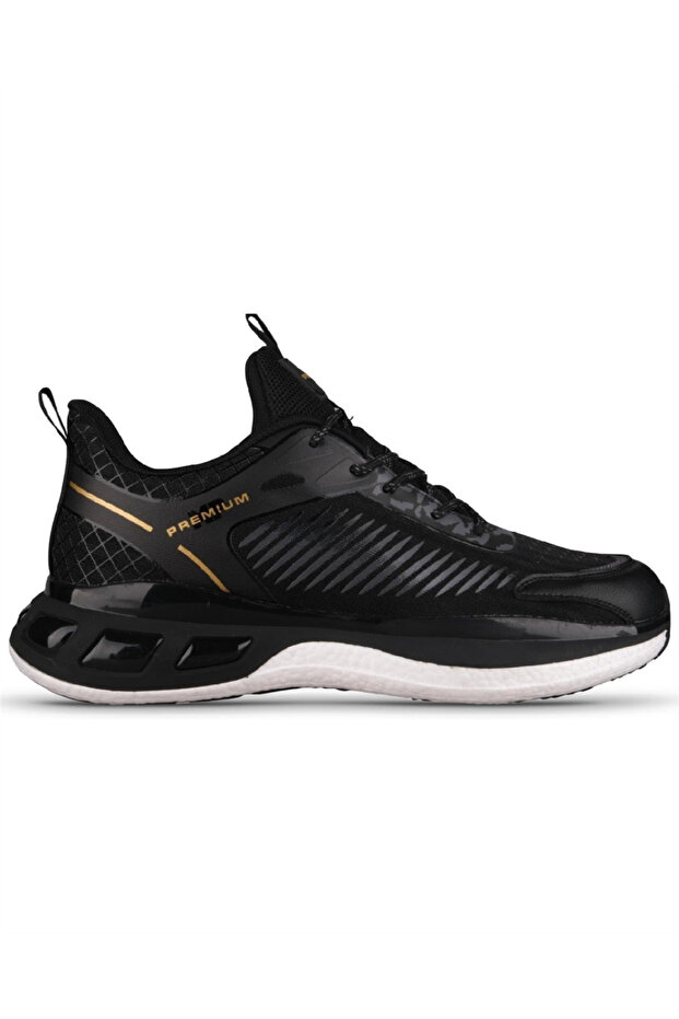 Premium 241-1651 Men's Black (40-44) Casual Sports Shoes