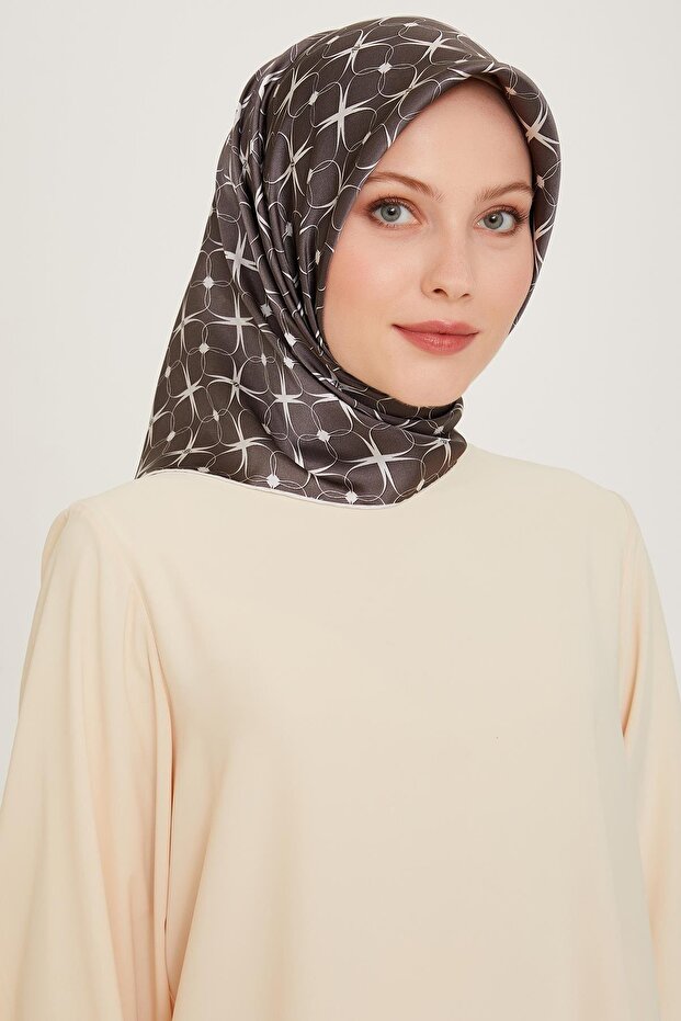 85 وشاح حريري من نسيج قطني طويل 9207D