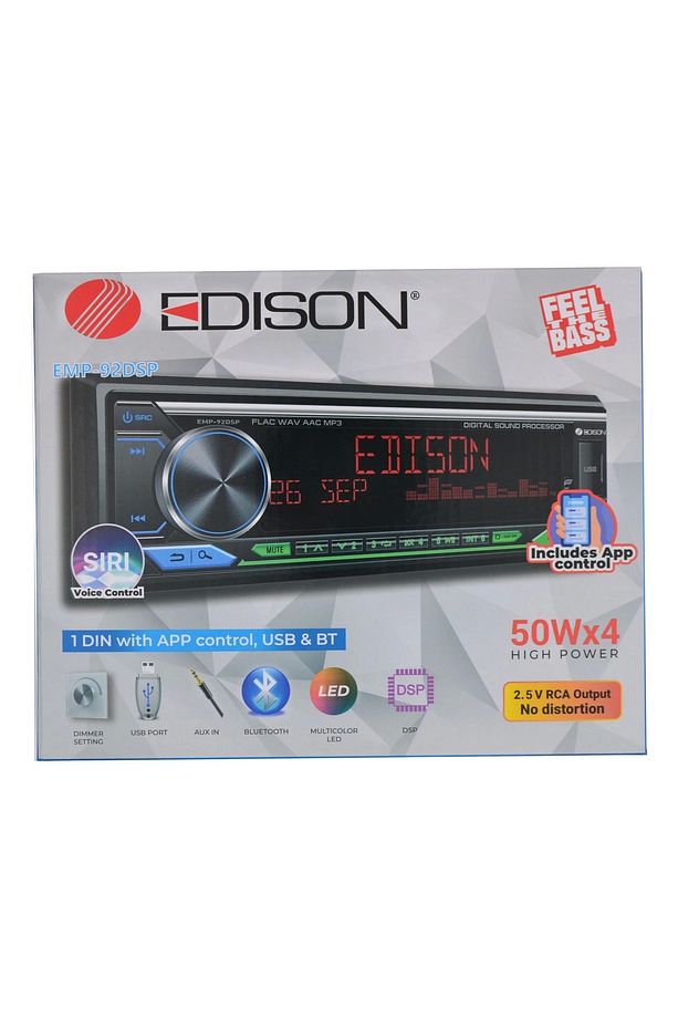 EMP-94DSP 4 Anfi Çıkışı-Dsp İşlemci-App Kontrol'lü Oto Teyp - 1