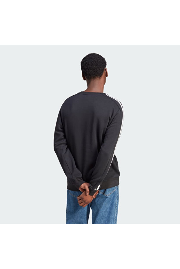 Essentials Fleece 3-Stripes Sweatshirt - 2