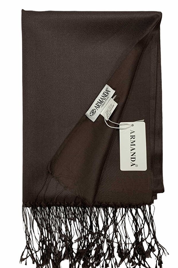 İpek Şal - Acı Kahve - 1