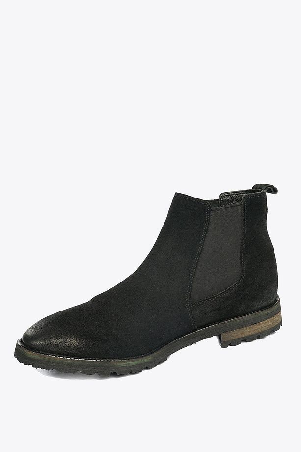 Merdane Boot Hakiki Deri Siyah Süet Outdoor Erkek Bot - 3