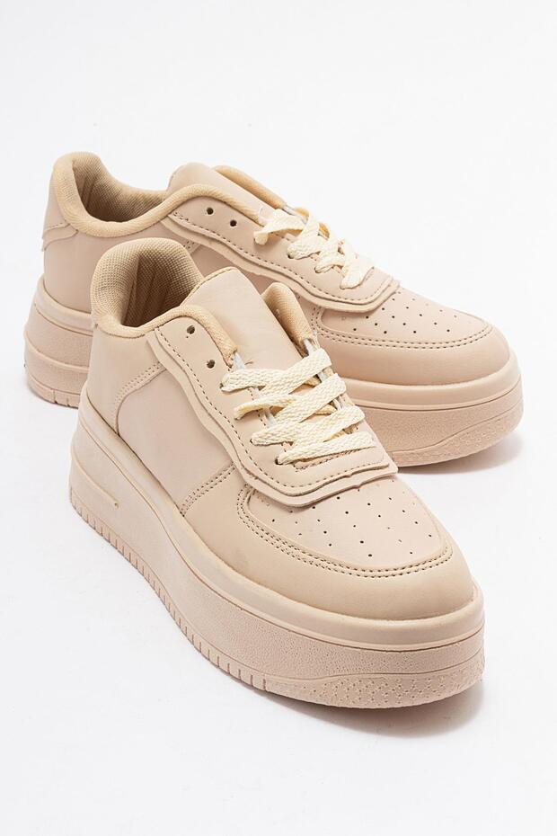 Women's Air White Sneakers BEIGE BEIGE