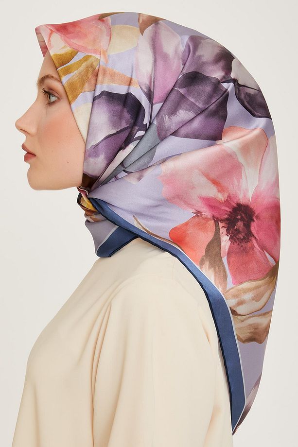 İpek Eşarp 2025 Kış - 9205-36 Twill - 3