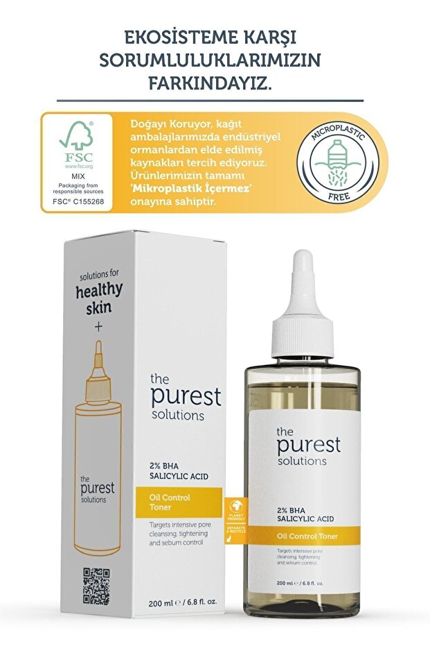 Yağlı Ve Karma Cilt  Salisilik Asit Tonik 200 Ml - 5