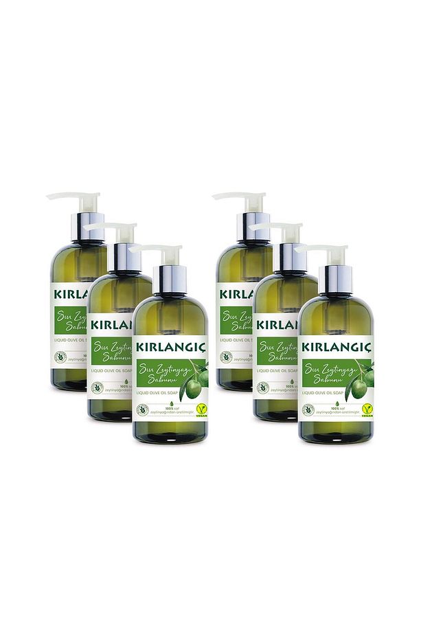 KIRLANGIÇ 400 ML ZEYTİNYAĞLI VEGAN SIVI SABUN * 6 ADET - 1