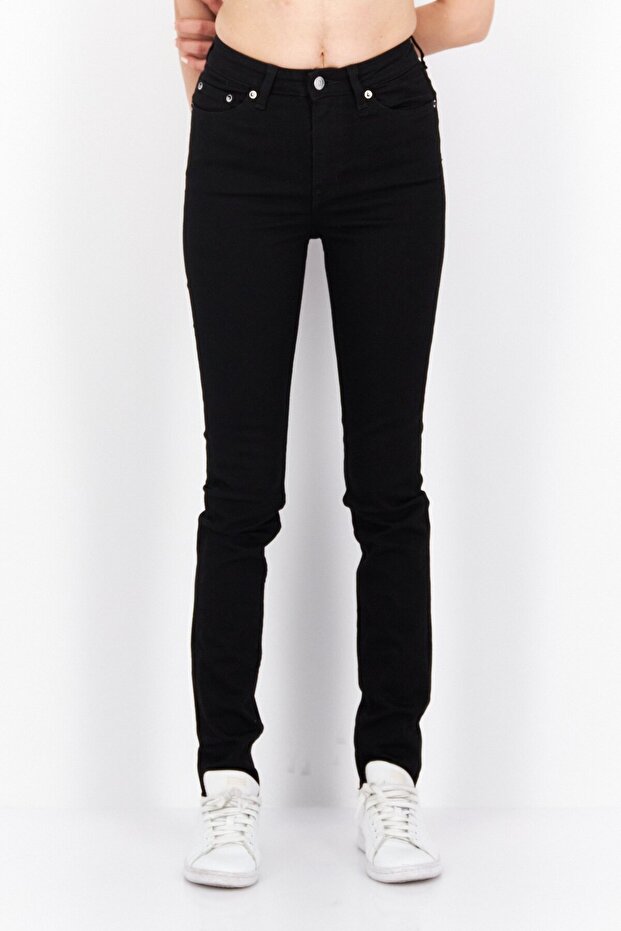 Women Skinny Fit Solid Stretchable Jeans, Black