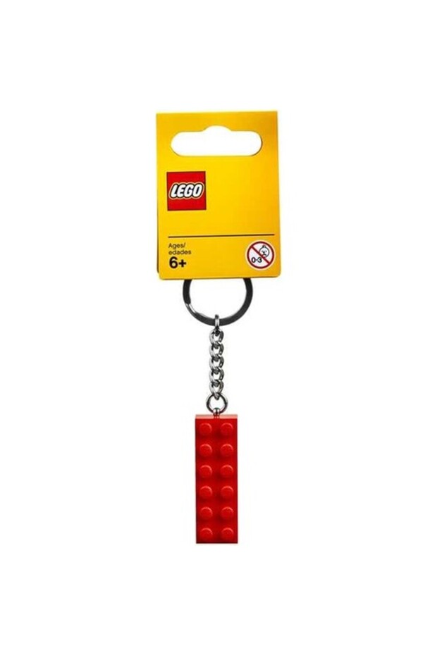 Brick 853960 2x6 Red Key Chain - 2