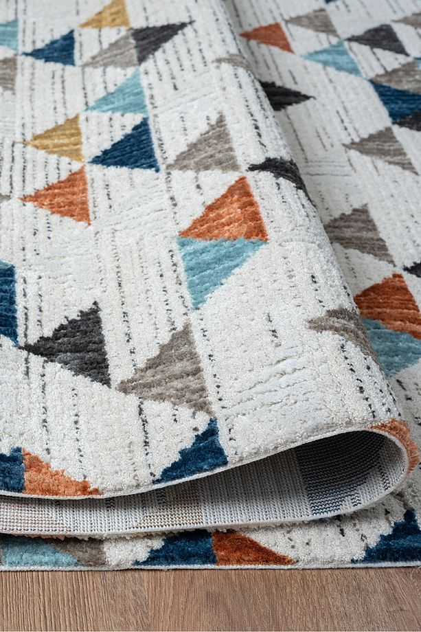 Konfor Cashmere 8603 El Dokuma Örgüsü Renkli Halı - 2