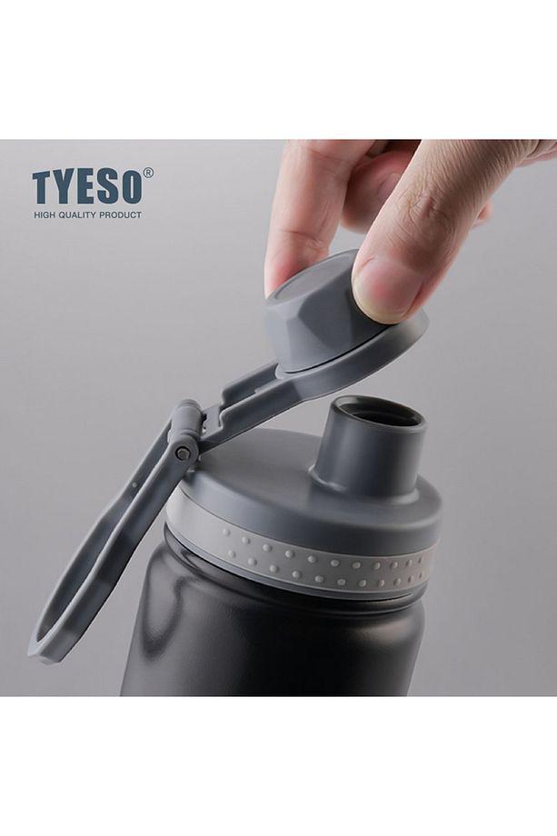 Racket Vakumlu Termos Paslanmaz Sızdırmaz Çift Duvarlı 750 ml Siyah - 4