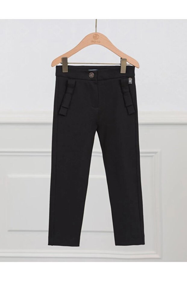 Abel&Lula Female Child Lycra Steel Woven Pants 5725