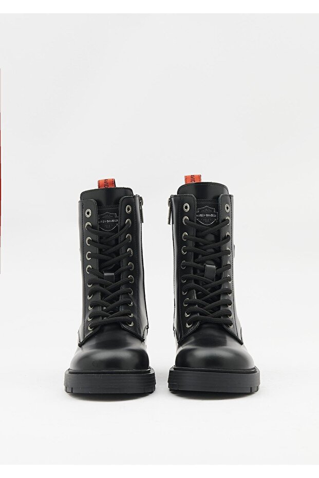 Deri Siyah Kadın Bot 026Z100077 - 3