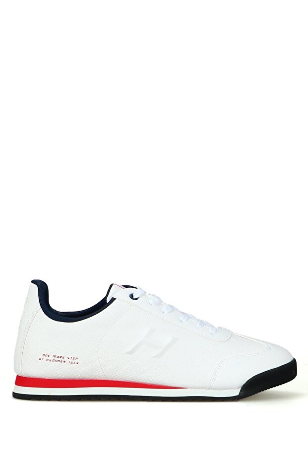 Pico White Red Men's Sneakers - Large Size