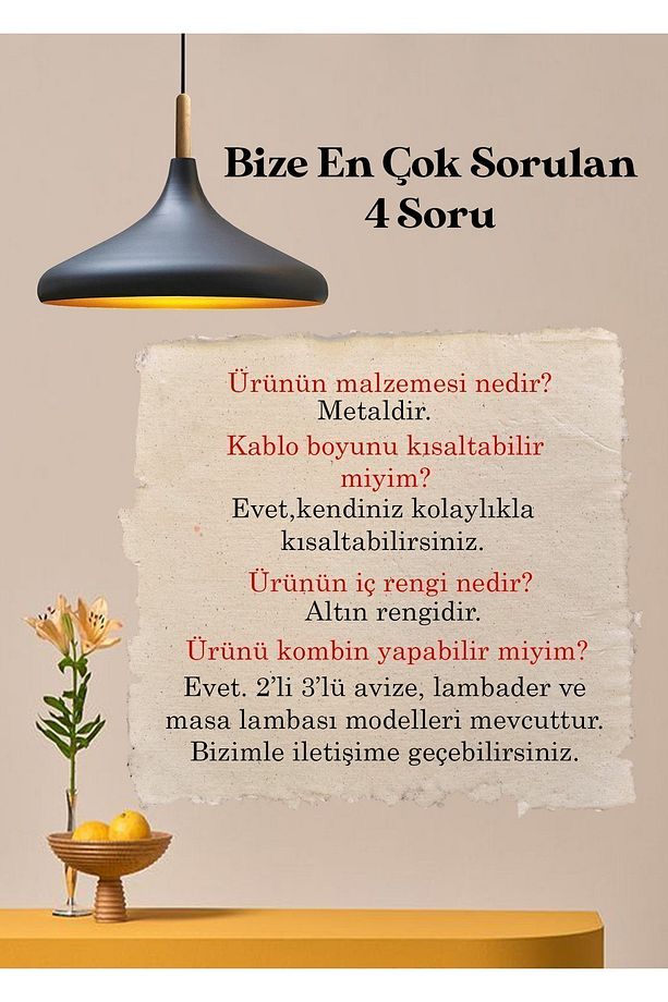 Siyah Champion Ahşap Tekli Avize Sarkıt Salon Mutfak Cafe Butik Lamba Aydınlatma Avizeler - 8