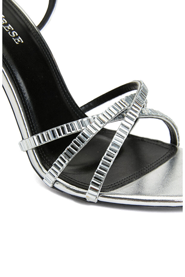 Silver Kadın Deri Sandalet - 6